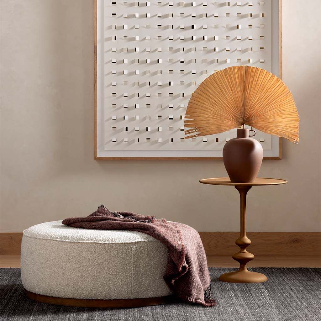 Marlow Matchstick Pedestal Table | Four Hands – Artesanos Design Collection