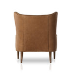 Marlow Wing Chair Palermo Cognac Back View 106148-012
