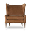 Marlow Wing Chair Palermo Cognac Front View 106148-012
