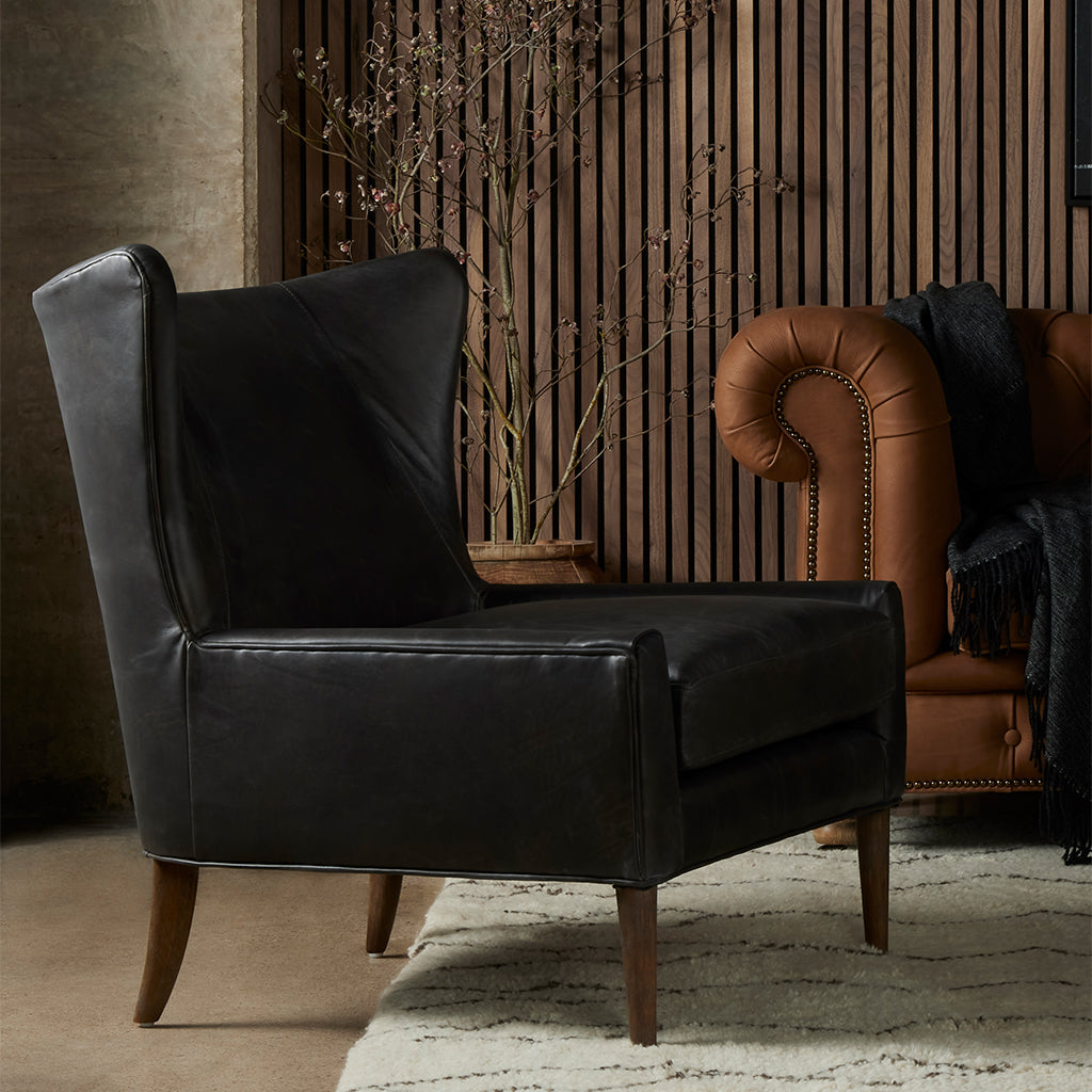 Four Hands Marlow Wing Chair at Herman Lyons blog