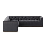 Maxx 3-Piece Sectional Heirloom Black Side View 236166-004
