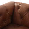Maxx Sofa Heirloom Sienna Top Grain Leather Tufted Seating Four Hands