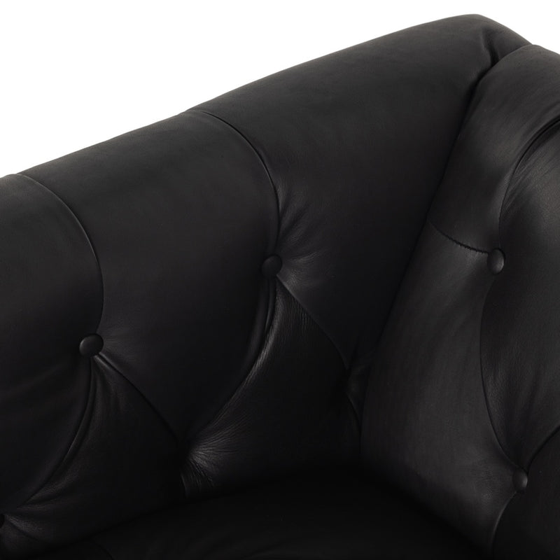 Maxx Swivel Chair top grain leather