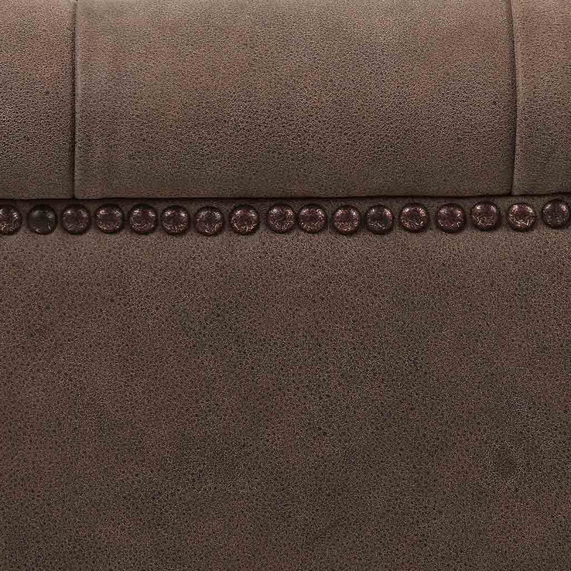 modern brown leather sofa