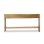 Meadow Console Table Tawny Oak Back View 229646-003
