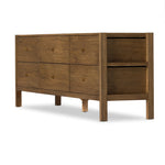 Four Hands Meadow Media Console Tawny Oak Angled View