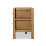 Four Hands Meadow Media Console Tawny Oak Side View