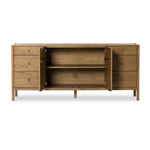 Meadow Sideboard Tawny Oak Front View Four Hands