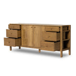 Meadow Sideboard Tawny Oak Open Drawers 228733-004

