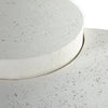 Meza Nesting Coffee Table - Textured White Two Tiers Layered Detail