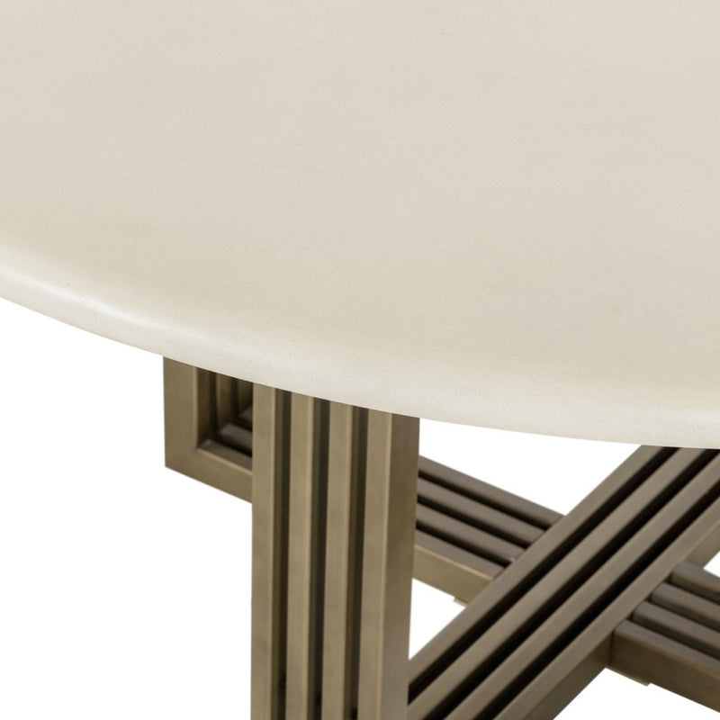 Mia Round Dining Table Rounded Tabletop Detail