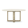 Mia Round Dining Table Side View