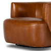 Mila Swivel Chair Riviera Cognac Top Grain Leather 107195-018
