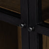 Millie Small Cabinet Drifted Matte Black Hardware Detail
