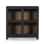 Millie Small Cabinet Drifted Matte Black Front View 227825-001
