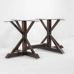 Double Miners Dining Table Base