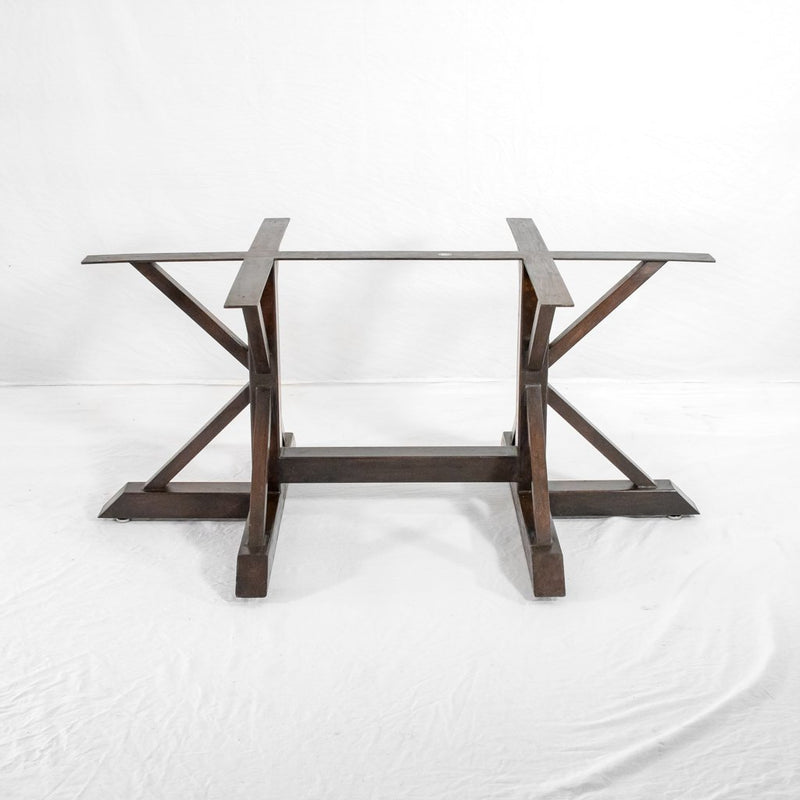 Artesanos Iron Dining Table Base Geometric Design