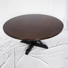 copper top dining table iron base