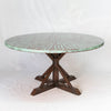 Miners Copper Top Dining Table - Weathered Penny Finish