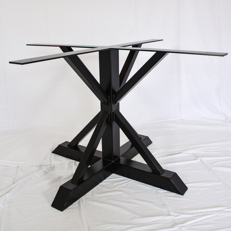 iron dining table base