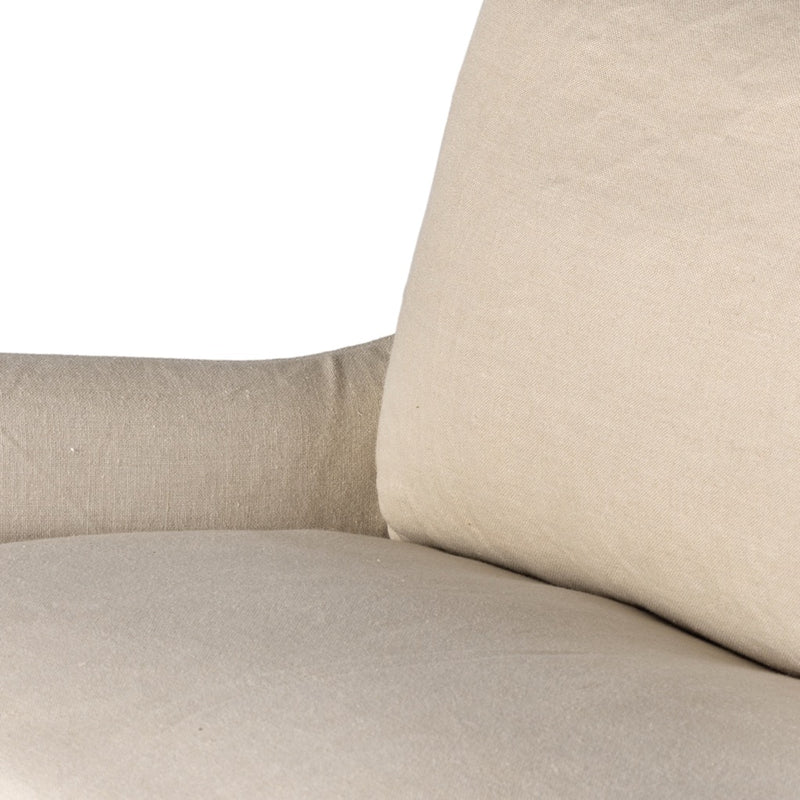 Monette Slipcover Sofa Brussels Natural Linen Seating 238680-003
