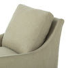 Monette Slipcover Swivel Chair Khaki 100% Flax Linen Seating 238679-002
