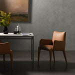 Monza Dining Armchair Heritage Camel Staged View 233350-001

