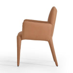 Monza Dining Armchair Heritage Camel Side View 233350-001
