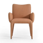 Four Hands Monza Dining Armchair Heritage Camel Front View