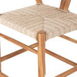 Muestra Teak Counter Stool Natural Weaved Seating 106917-010
