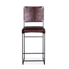 New York Bar Chair Chocolate Leather