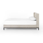 Newhall Bed - Plushtone Linen Side View