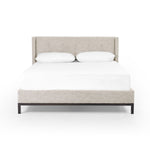 Newhall Bed - Plushtone Linen Front View