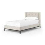 Newhall Bed - Plushtone Linen Twin Size