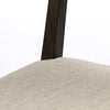 Seat Detail Norton Modern Dining Chair - Fulci Stone