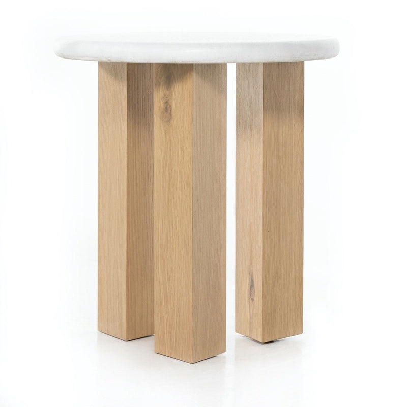Odin Nightstand Rounded Tabletop