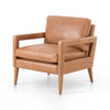 Olson Chair Sonoma Butterscotch Angled View Four Hands