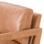 Four Hands Olson Chair Sonoma Butterscotch Top Grain Leather Armrest