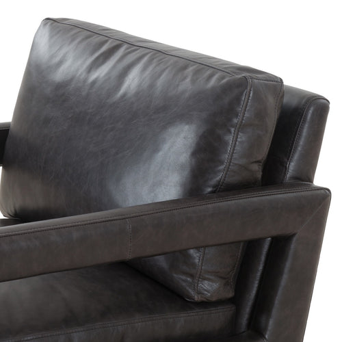 Olson Chair Sonoma Black Top Grain Leather Backrest 105771-004
