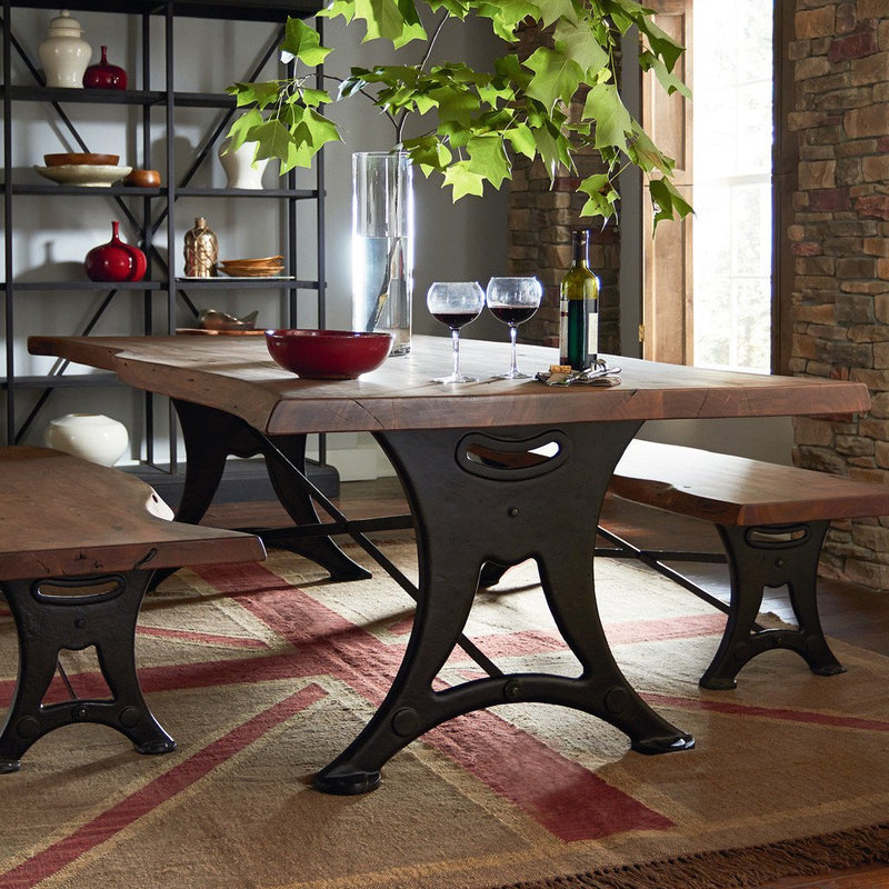 Organic Forge Dining Table Raw Walnut