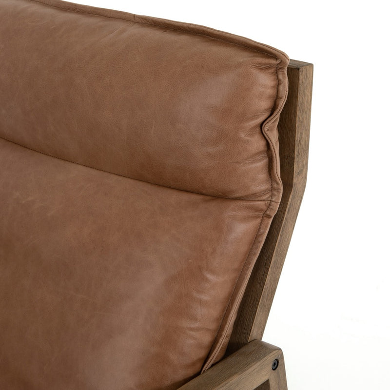 Leather Accent Chair Four Hands