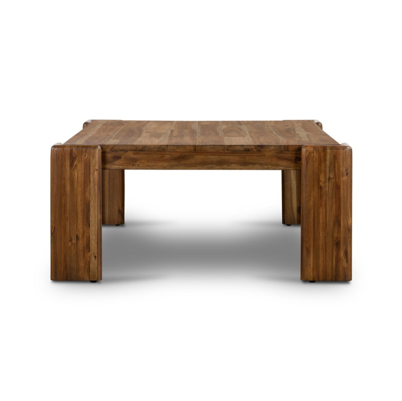 Four Hands Orla Coffee Table Toasted Acacia Side View