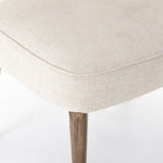 Orville Dining Chair - Cambric Ivory Seat Detail