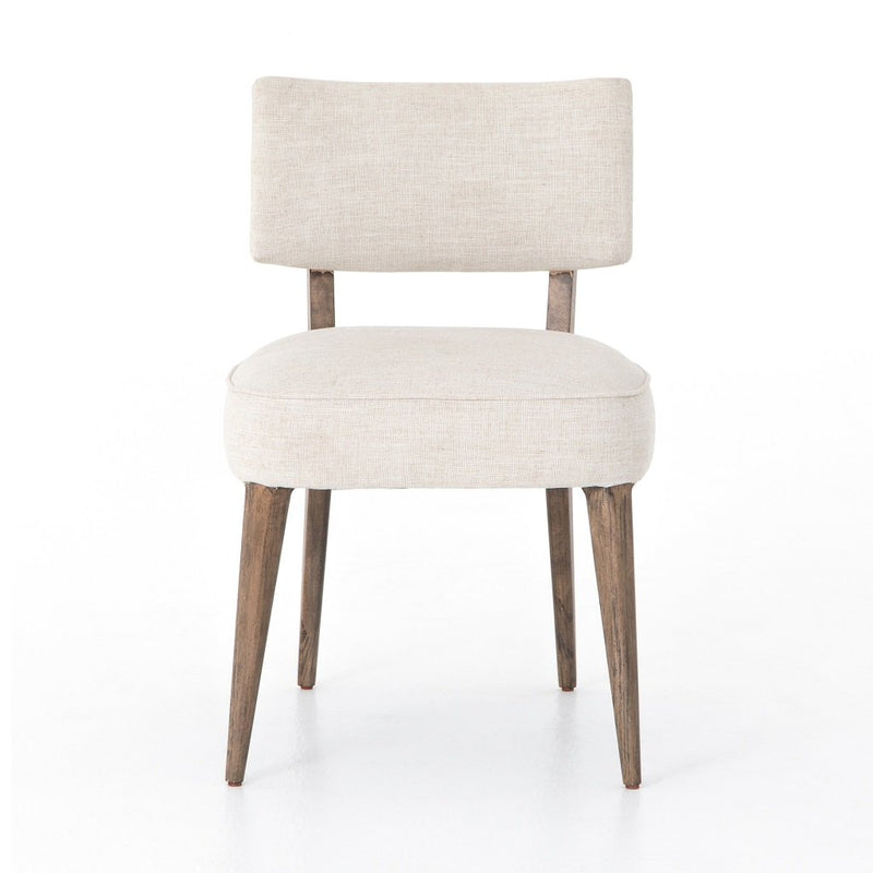 Orville Dining Chair - Cambric Ivory Front View