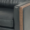 Otis Sofa Harrison Black Top Grain Leather Seating 106120-003
