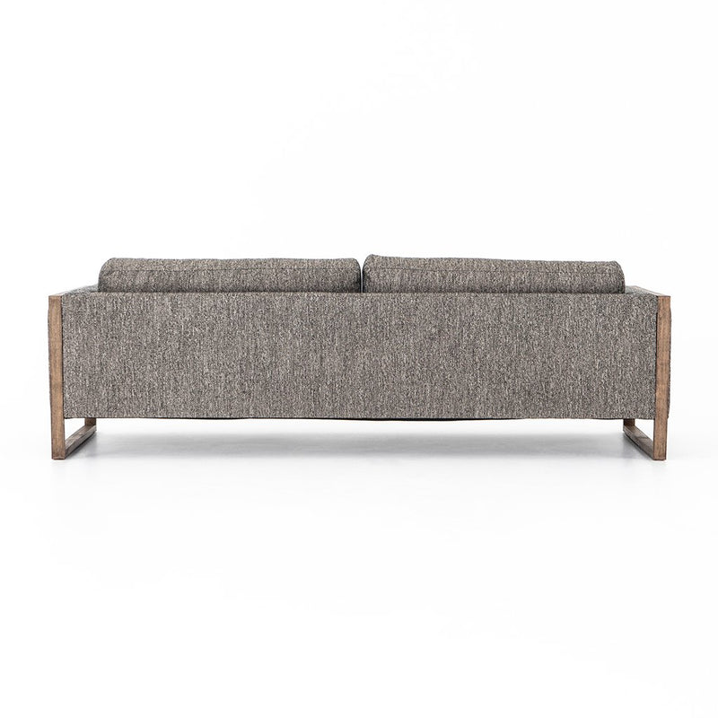 Otis Performance Fabric Sofa - Arden Charcoal Back View