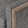 Otis Performance Fabric Sofa - Arden Charcoal Arm Detail