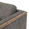 Otis Performance Fabric Sofa - Arden Charcoal Top Detail