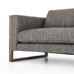 Otis Performance Fabric Sofa - Arden Charcoal Front Detail
