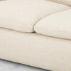 Four Hands Plume Sofa Thames Cream Cushioned Seating